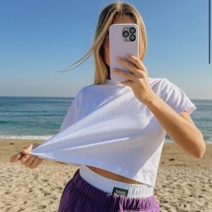 Daily Drills White Tucker Tee